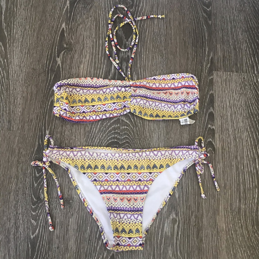 Blanco beachwear geometric print bathing suit